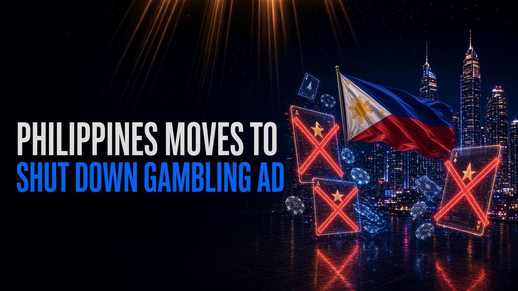 Philippines Moves to Shut Down Online Gambling Advertising
